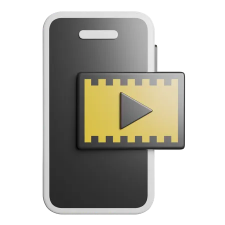 Video Player  3D Icon