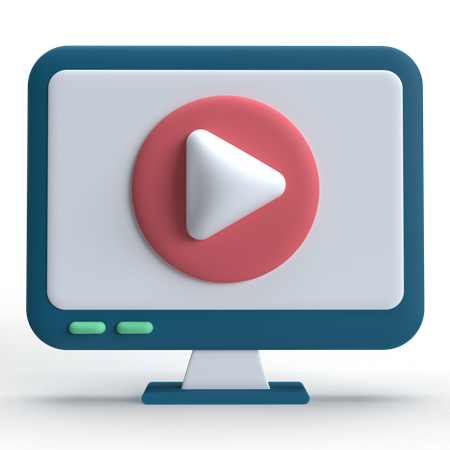 Video Player  3D Icon
