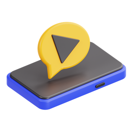 Video Player  3D Icon