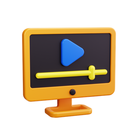 Video Player  3D Icon