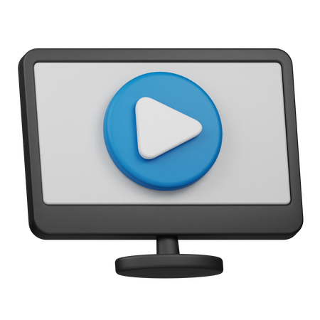 Video Player  3D Icon