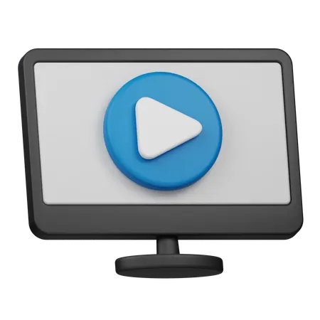 Video Player  3D Icon