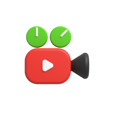 Video player  3D Icon