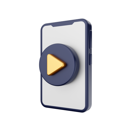 Video Player  3D Illustration