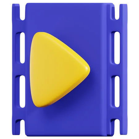 Video Player  3D Illustration