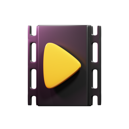 Video Player  3D Illustration