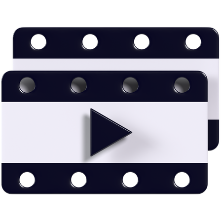 Video Player  3D Illustration