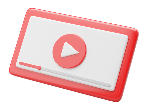 Videoplayer  3D Icon