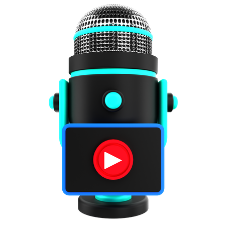 Podcast vidéo  3D Icon