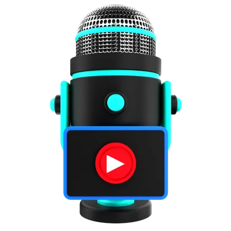 Video Podcast  3D Icon