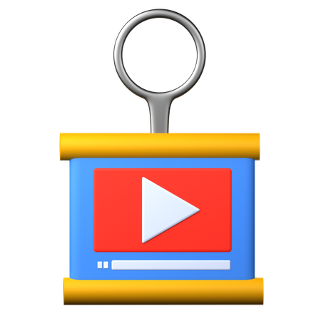 Video Präsentation  3D Icon