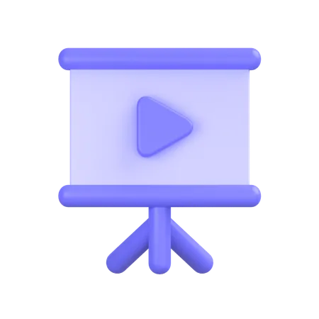 Video Präsentation  3D Icon