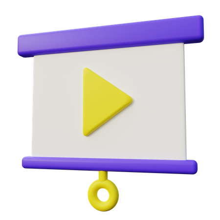 Video Präsentation  3D Icon
