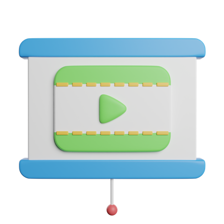 Video Präsentation  3D Icon