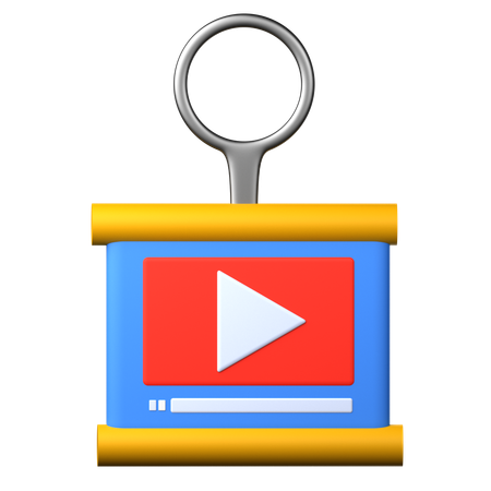 Video Presentation  3D Icon