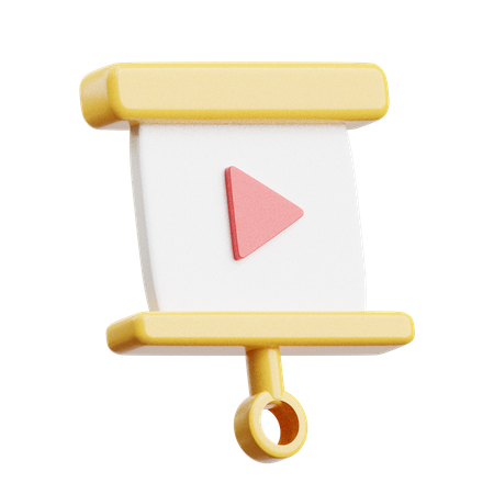 Video Presentation  3D Icon