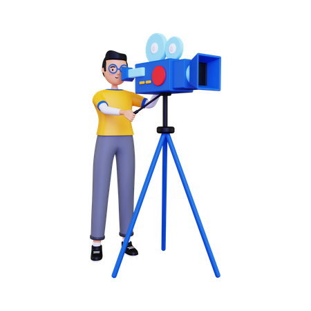 Video production  3D Illustration