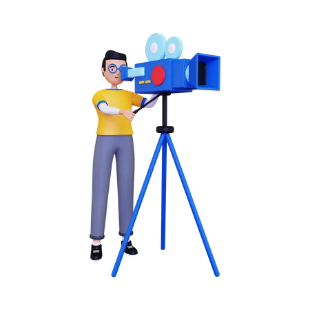 Video production  3D Illustration