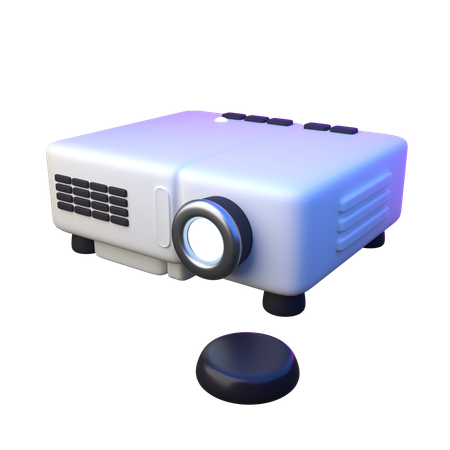 Video Projector  3D Icon