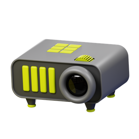 Video Projector  3D Icon