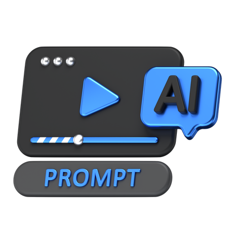 Mensaje de vídeo  3D Icon