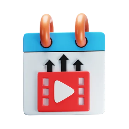 Video Publishing  3D Icon