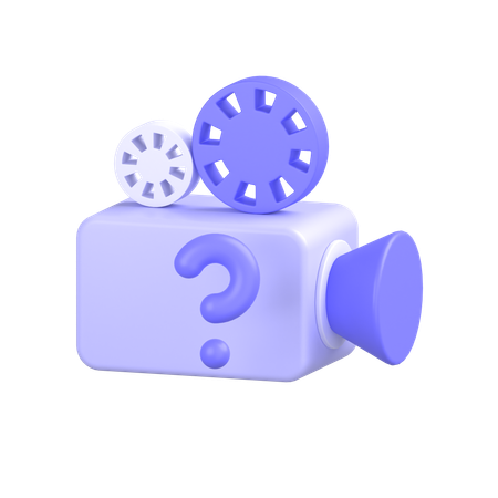 Video Question  3D Icon