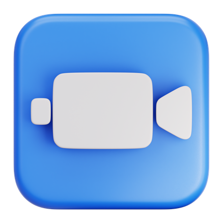 Video Record  3D Icon