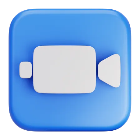 Video Record  3D Icon