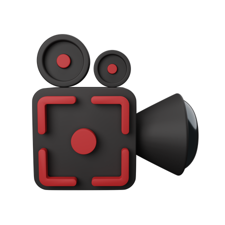 Video record 3D Icon