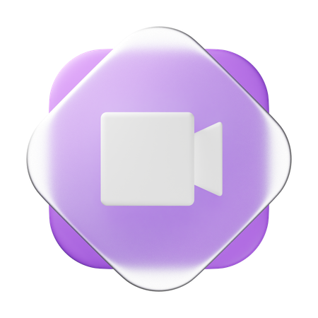 ビデオレコーダー  3D Icon