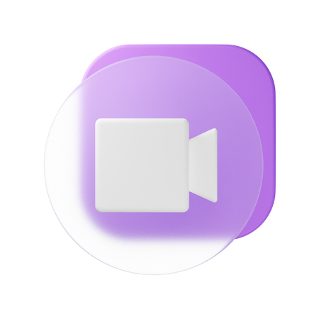 ビデオレコーダー  3D Icon