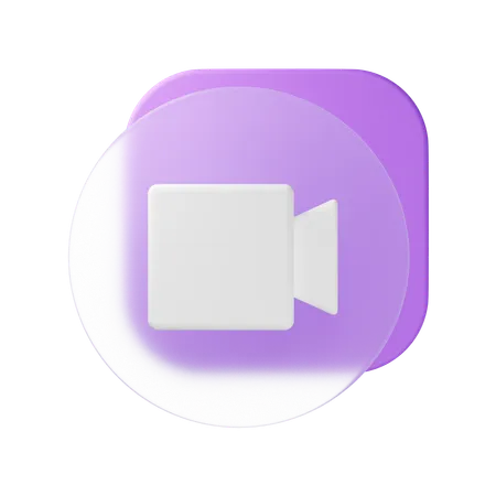 ビデオレコーダー  3D Icon