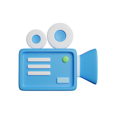 Video Recorder  3D Icon