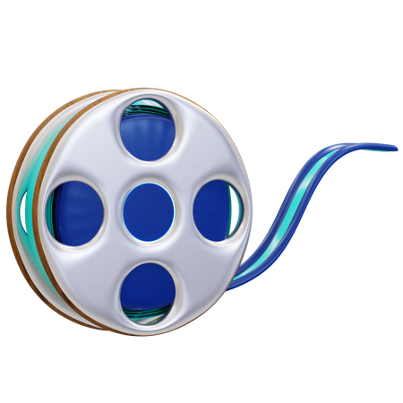 Video Reel  3D Icon