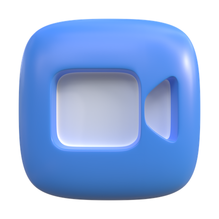 Video-Schaltfläche  3D Icon