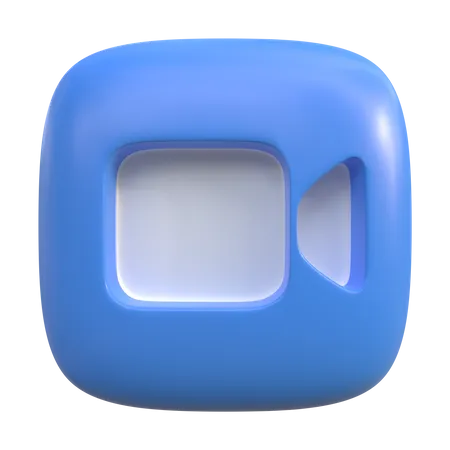 Video-Schaltfläche  3D Icon