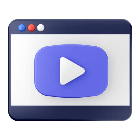 Référencement vidéo  3D Icon