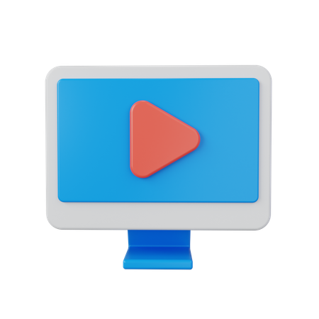 Video Streaming  3D Icon