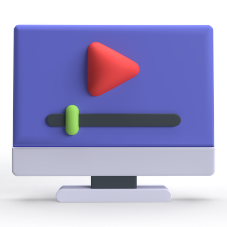 Video Streaming  3D Icon