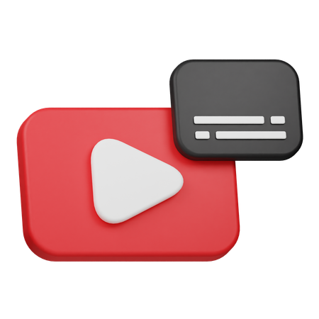 Subtítulo del vídeo  3D Icon