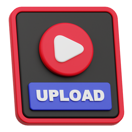 Video Upload  3D Icon