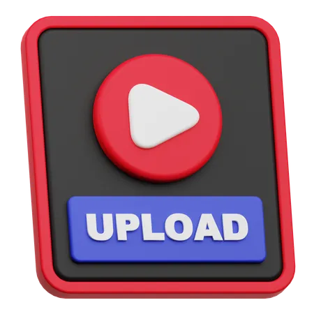 Video Upload  3D Icon