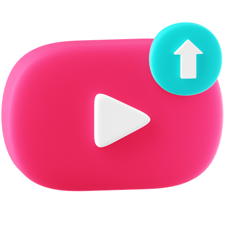 Video Upload  3D Icon