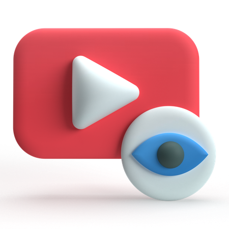 Video View  3D Icon