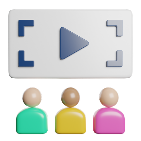 Video Viewers  3D Icon