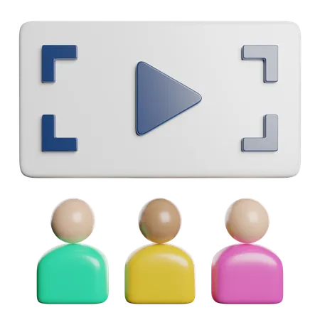 Video Viewers  3D Icon