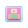 3d video vlog logo