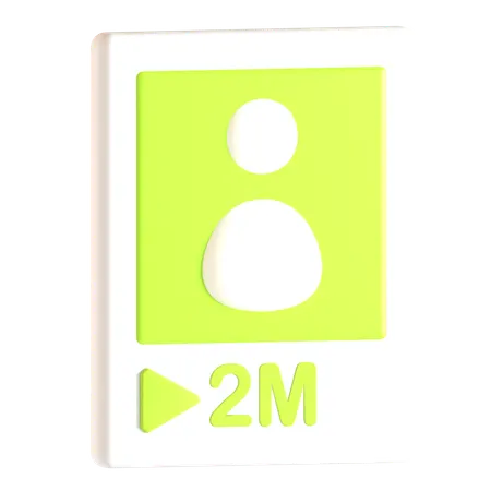 Vue vidéo  3D Icon