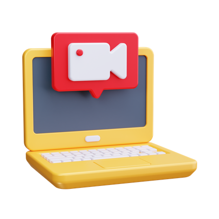 Videoanruf  3D Icon